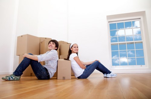 Central London flat move with careful loading near Charing Cross